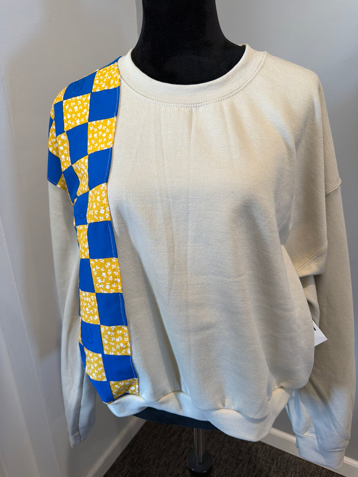 Cotton Quilted Crewneck (XL)