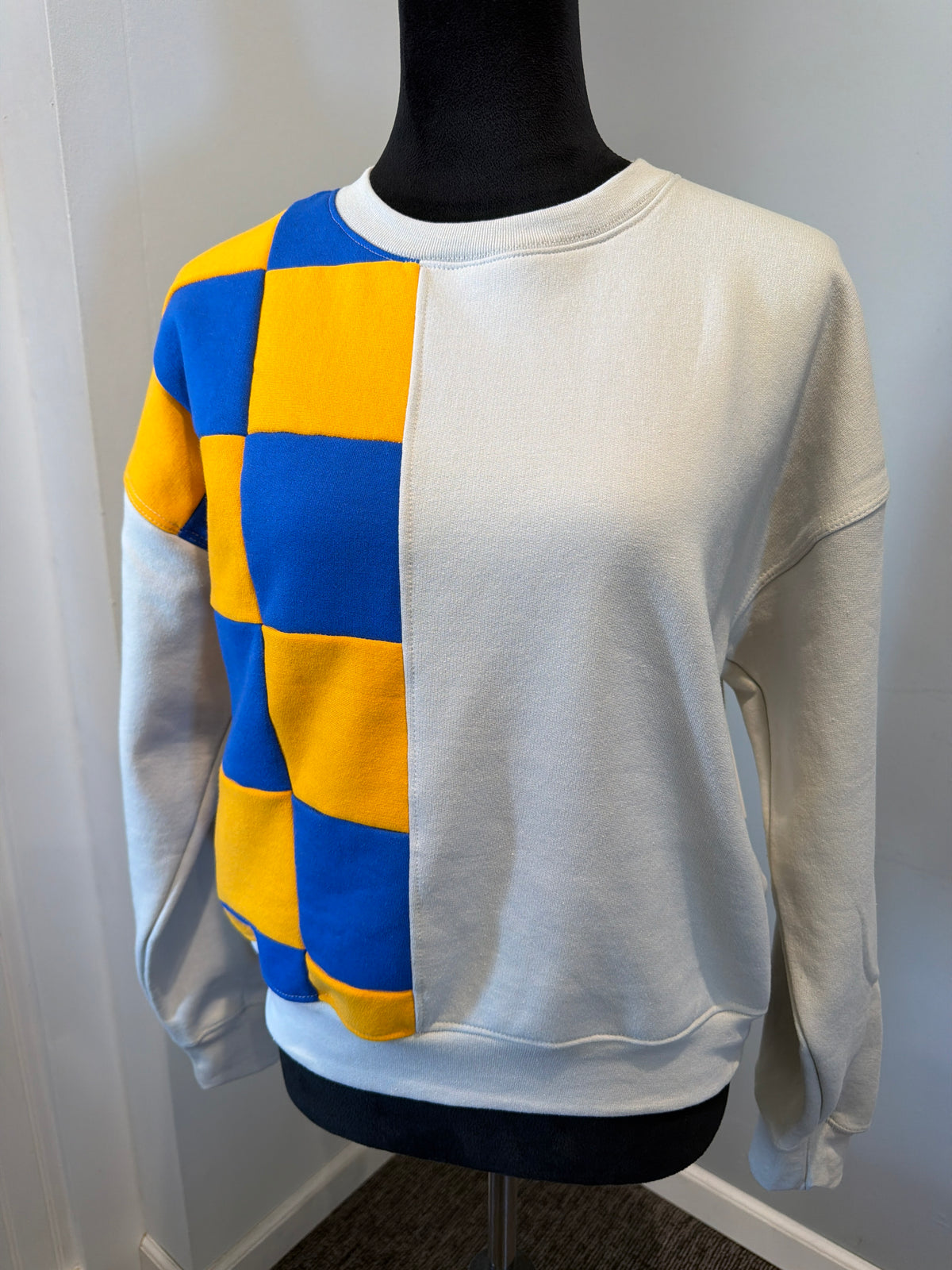 Checkered crewneck #2 (Sm)