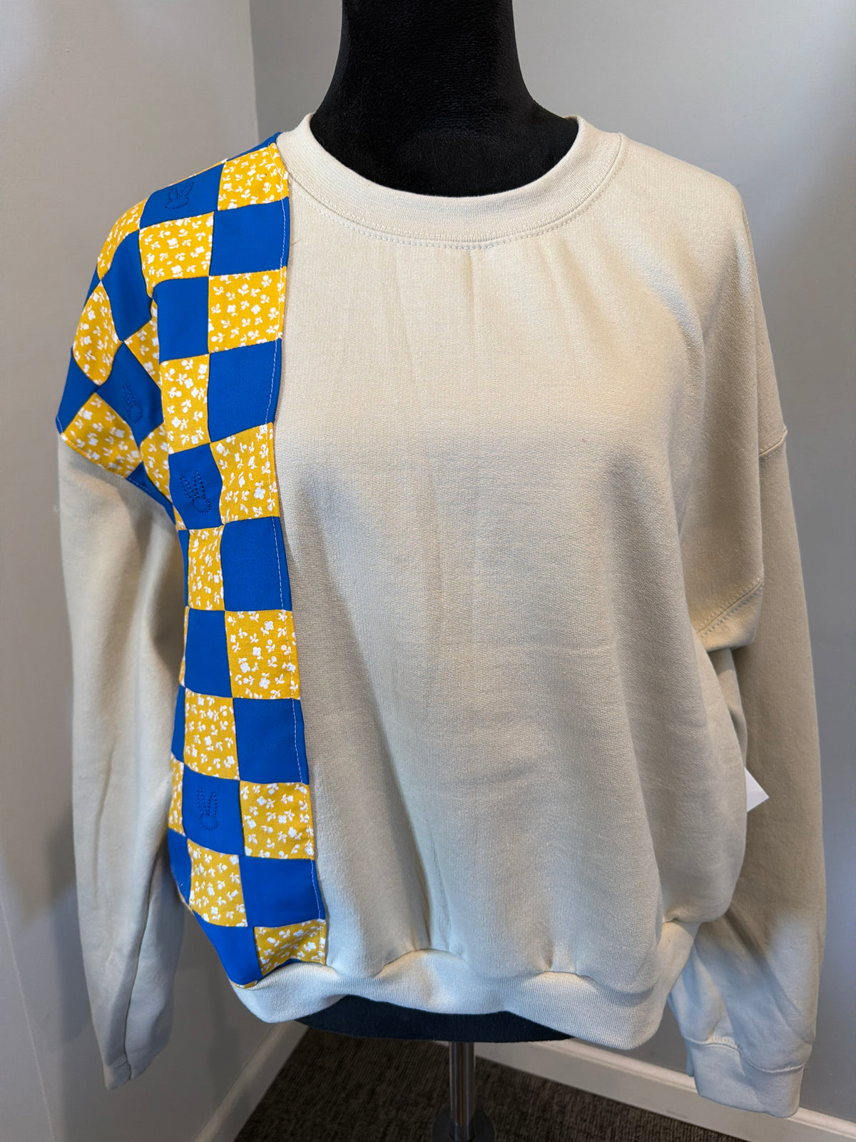 Cotton Quilted Crewneck (XL)