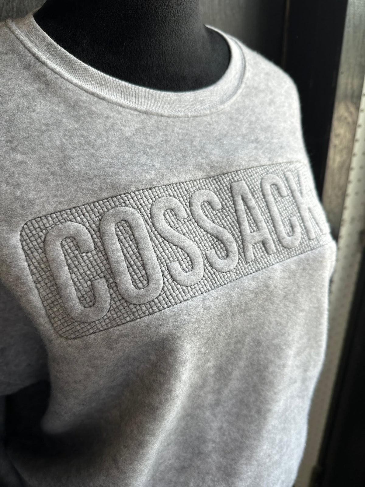 Custom Embossed Embroidered Crewneck