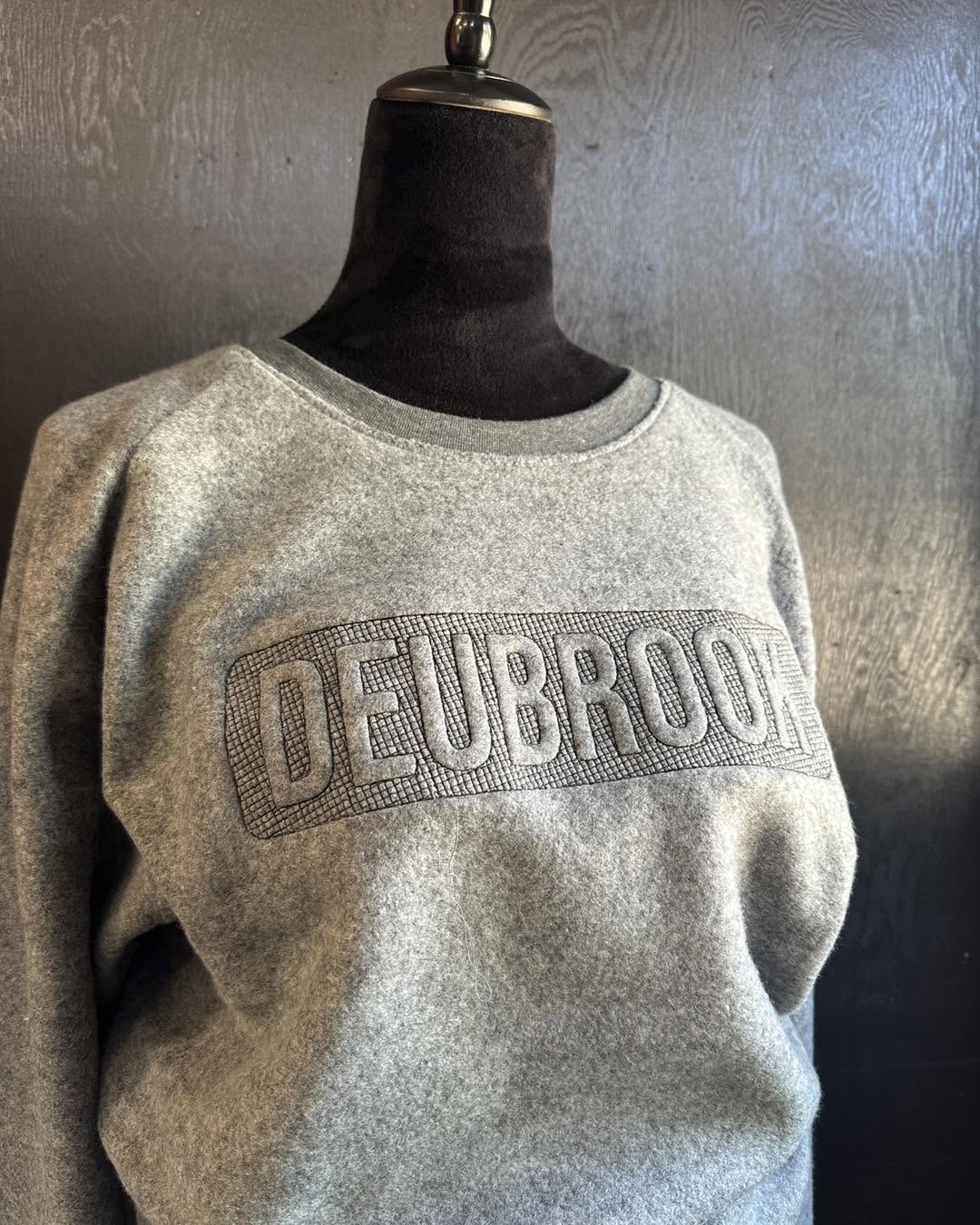 Custom Embossed Embroidered Crewneck