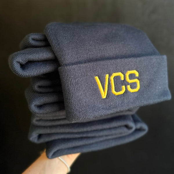 Custom logo hat showing high-quality thread and tight stitching with bright thread