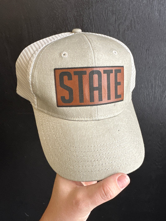 State Khaki Mesh Back Cap
