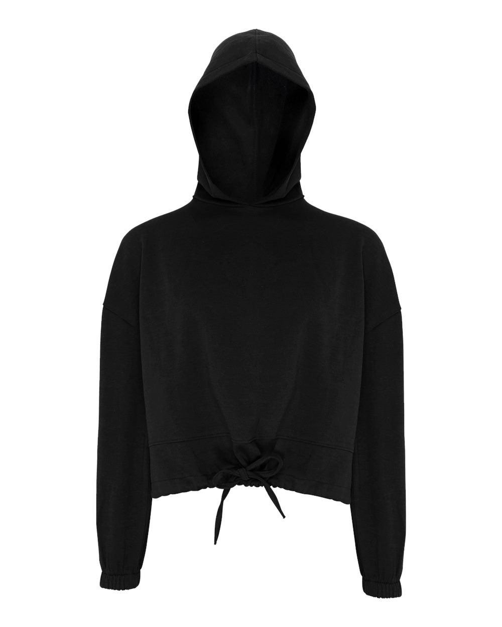 Custom Cropped Tie Hoodie