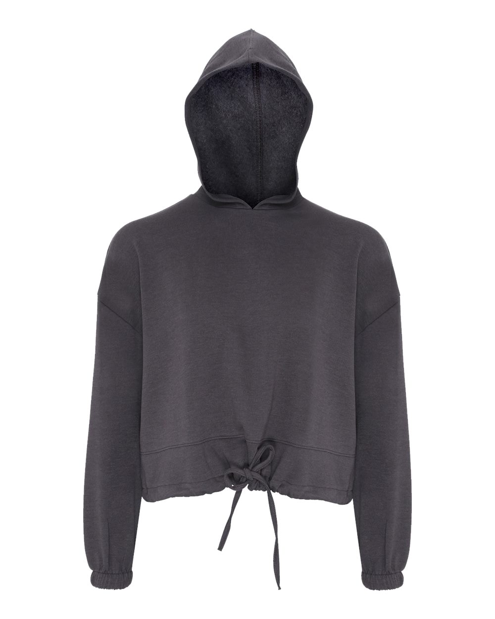 Custom Cropped Tie Hoodie