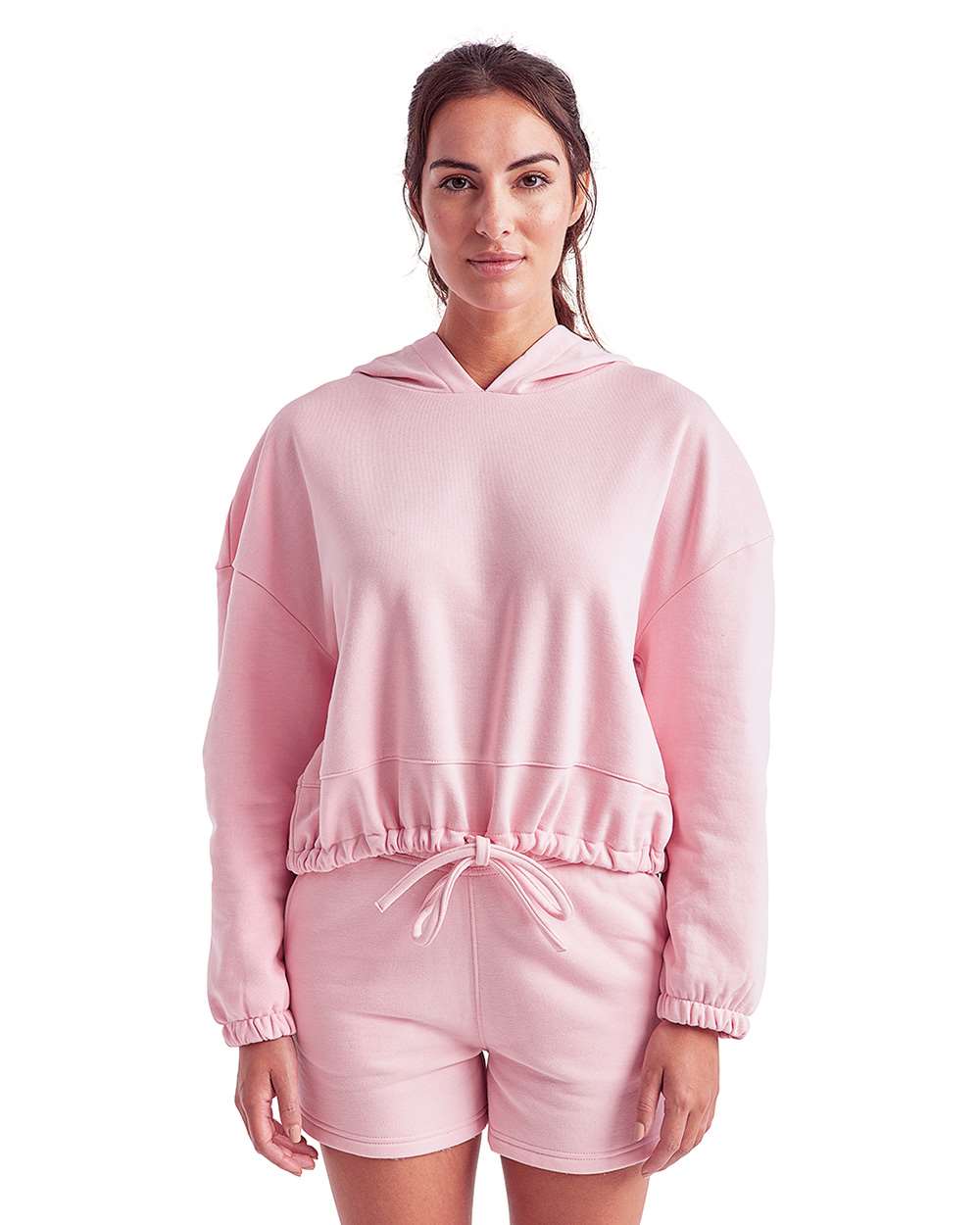 Custom Cropped Tie Hoodie