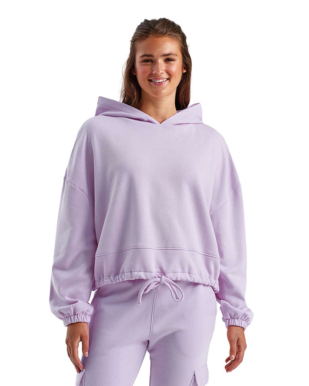 Custom Cropped Tie Hoodie