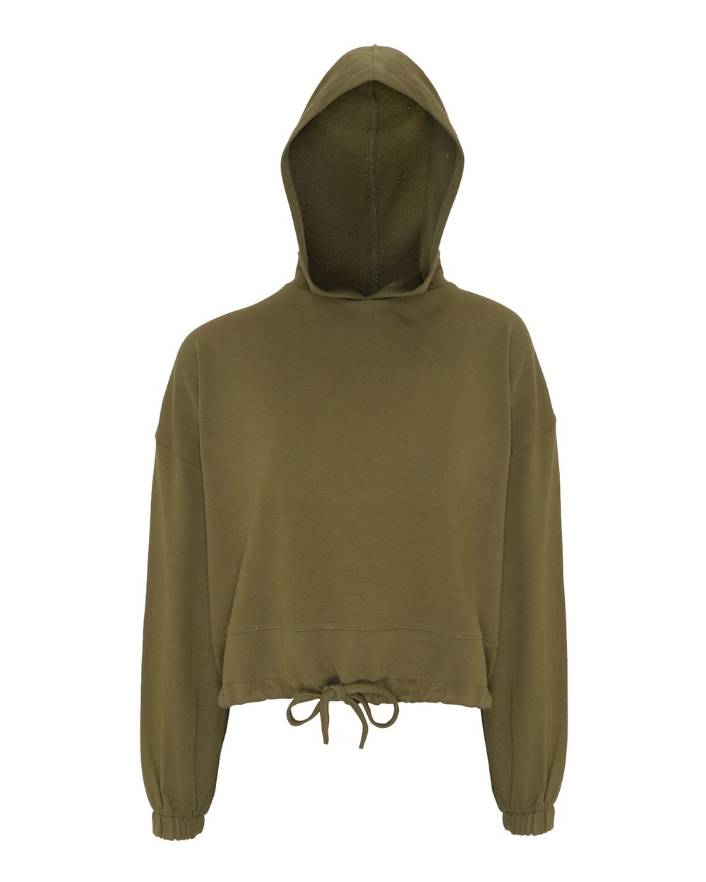 Custom Cropped Tie Hoodie