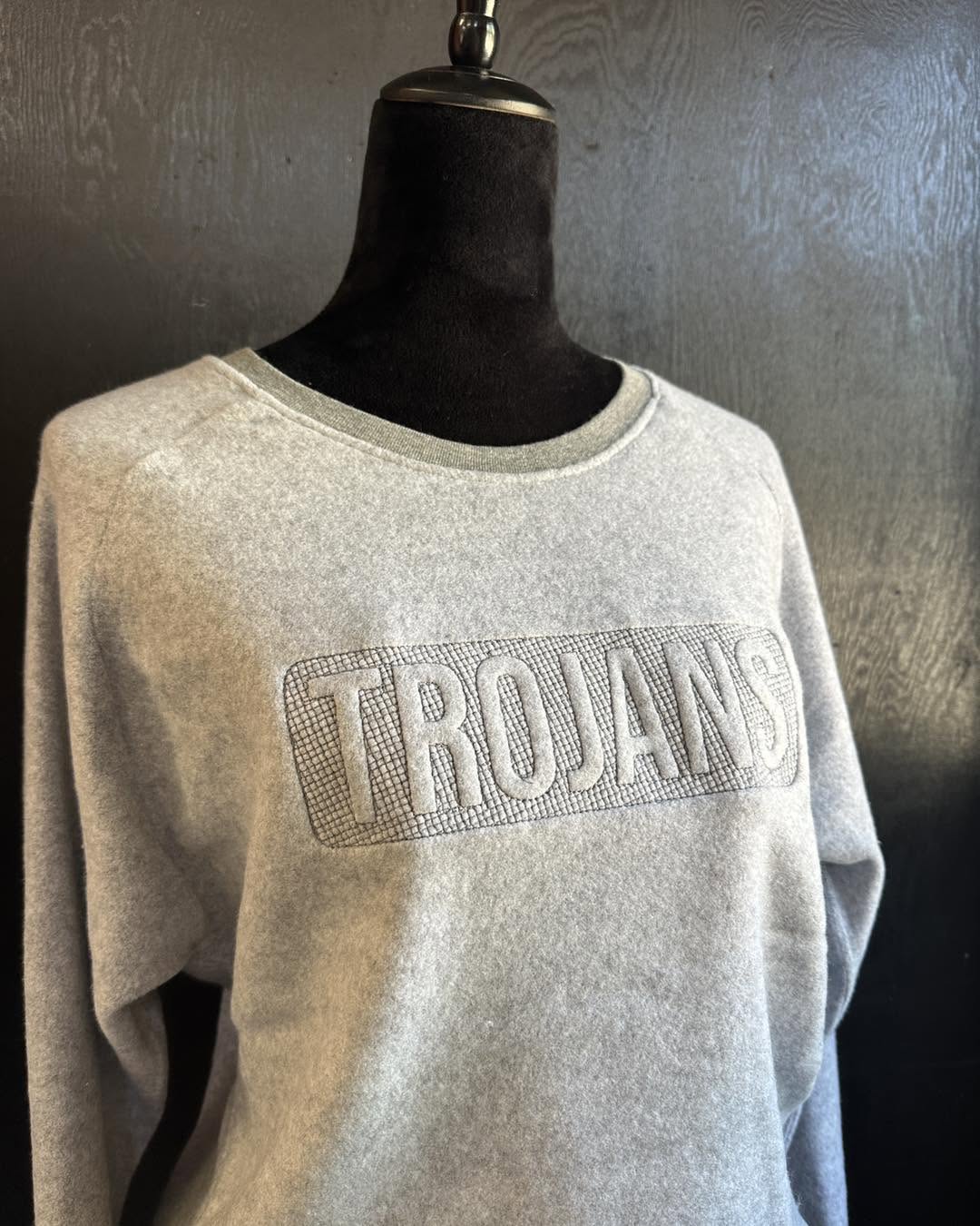 Custom Embossed Embroidered Crewneck