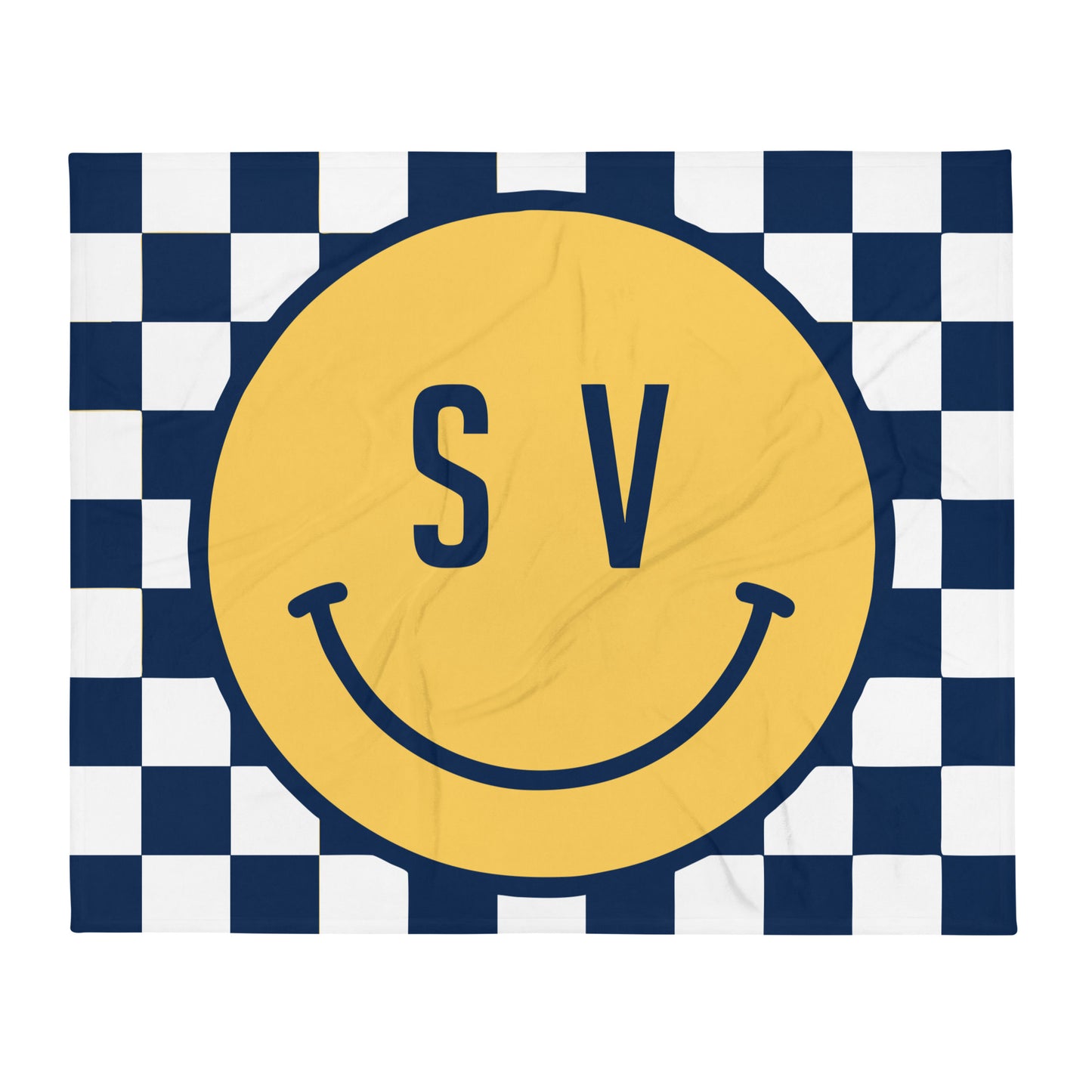 SV Smiley Throw Blanket