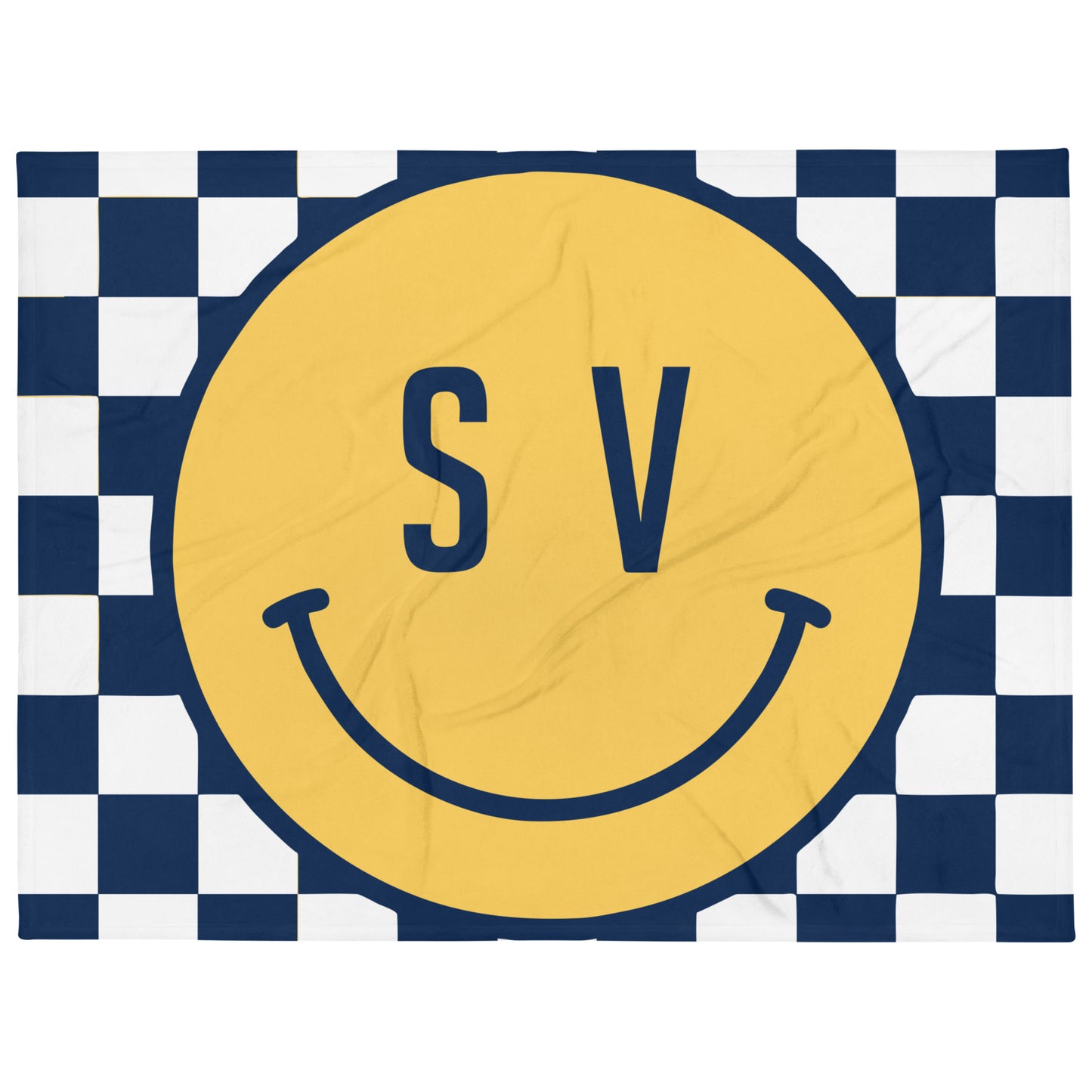 SV Smiley Throw Blanket